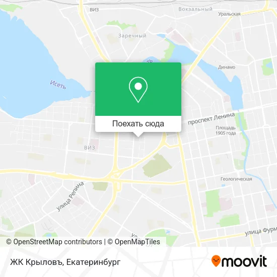 Карта ЖК Крыловъ