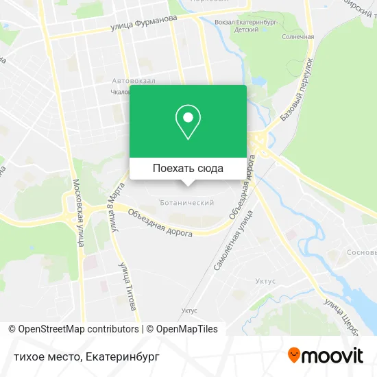 Карта тихое место