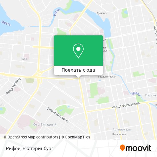 Карта Рифей