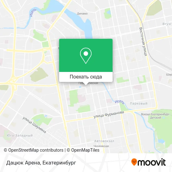Карта Дацюк Арена