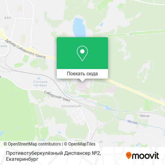 Карта Противотуберкулёзный Диспансер №2