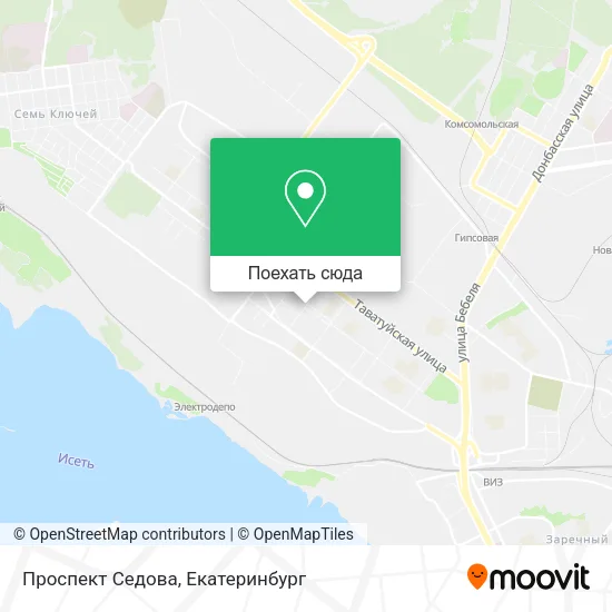 Карта Проспект Седова