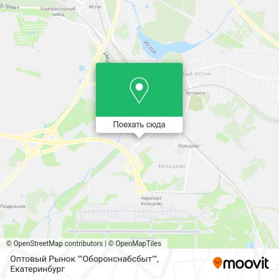 Карта Оптовый Рынок ""Оборонснабсбыт""