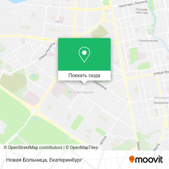 Карта Новая Больница