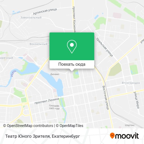 Карта Театр Юного Зрителя