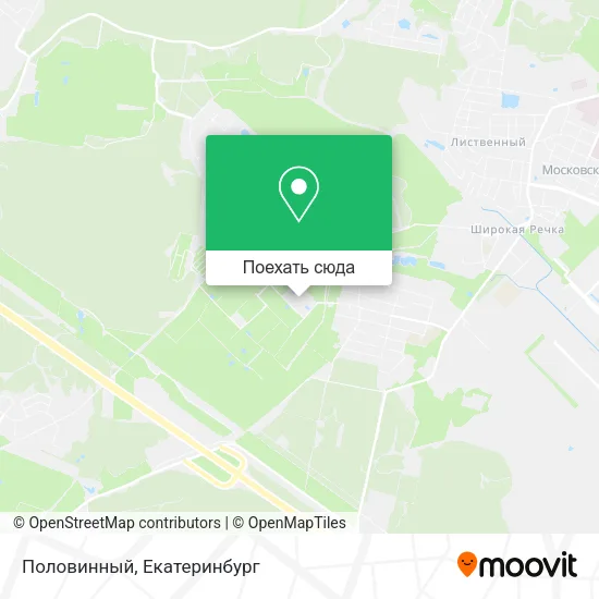 Карта Половинный