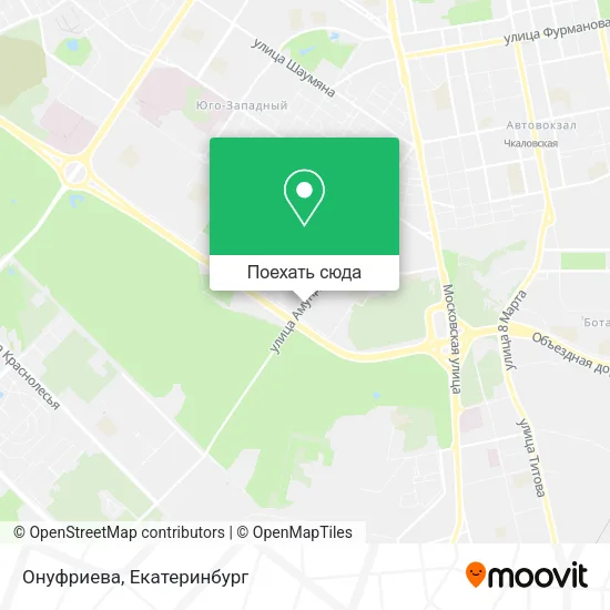 Карта Онуфриева