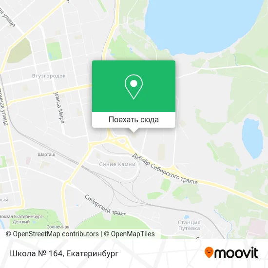 Карта Школа № 164