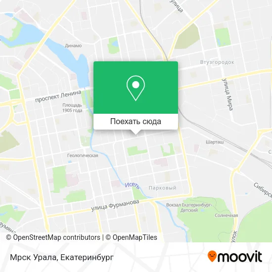 Карта Мрск Урала