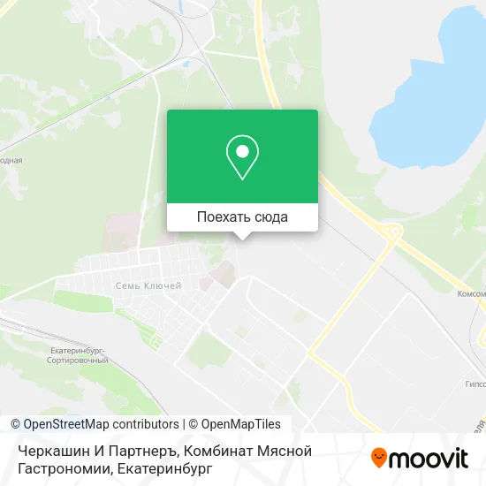 Карта Черкашин И Партнеръ, Комбинат Мясной Гастрономии