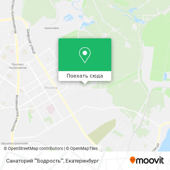 Карта Санаторий ""Бодрость""