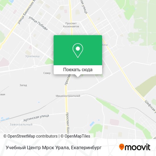Карта Учебный Центр Мрск Урала