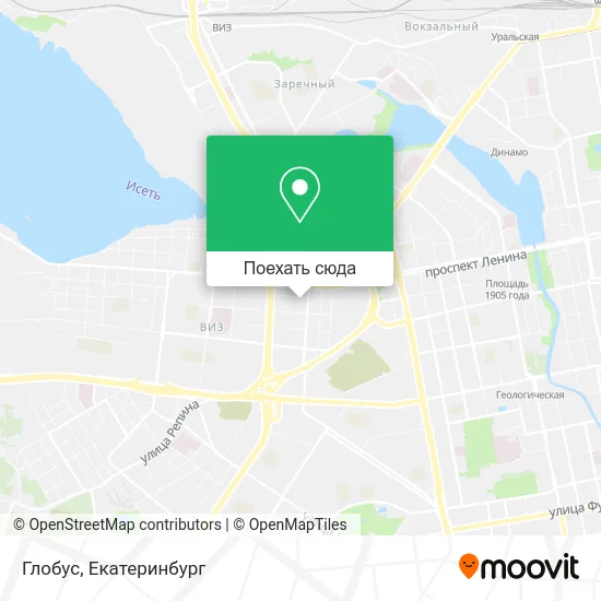 Карта Глобус