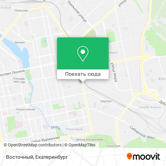 Карта Восточный