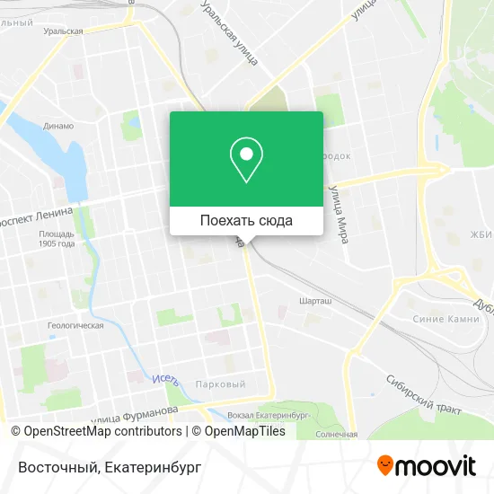 Карта Восточный
