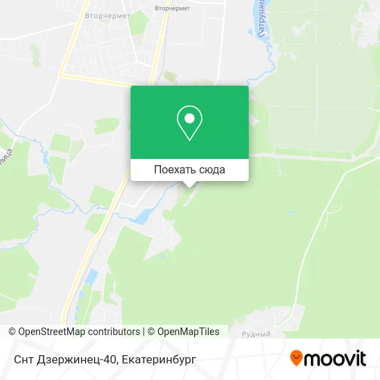 Карта Снт Дзержинец-40