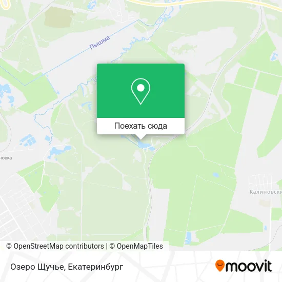 Карта Озеро Щучье