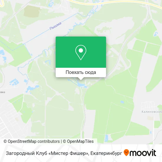 Карта Загородный Клуб «Мистер Фишер»