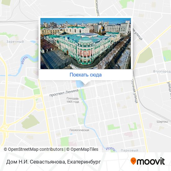Карта Дом Н.И. Севастьянова