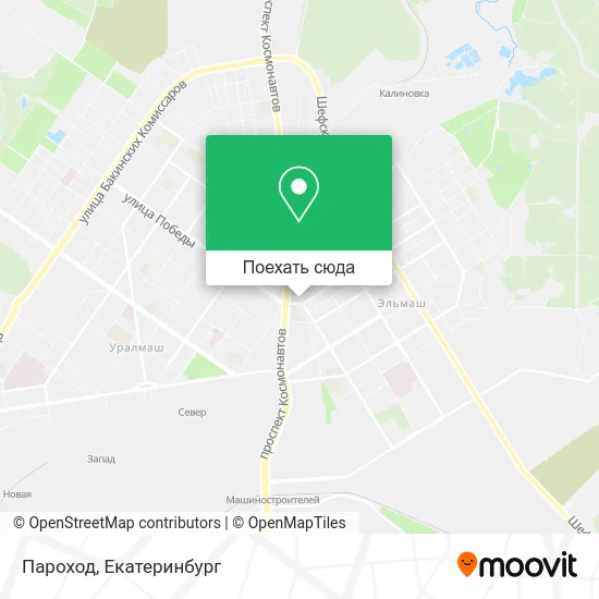 Карта Пароход