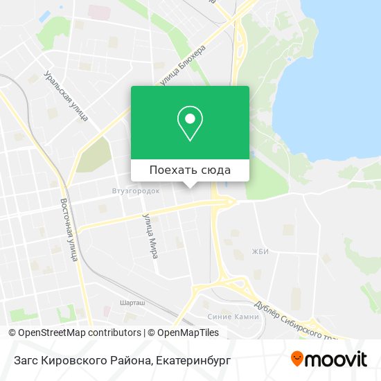 Карта Загс Кировского Района