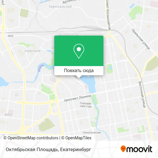 Карта Октябрьская Площадь
