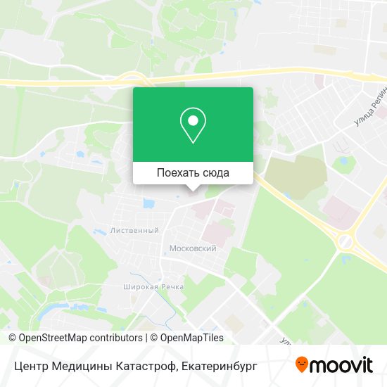 Карта Центр Медицины Катастроф