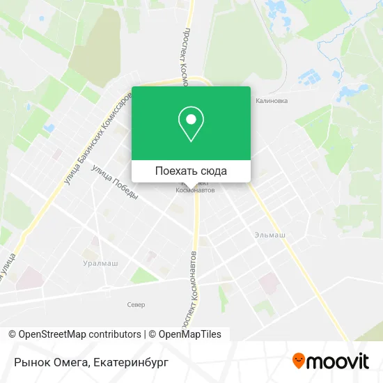 Карта Рынок Омега