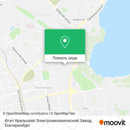 Карта Фгуп Уральский Электромеханический Завод