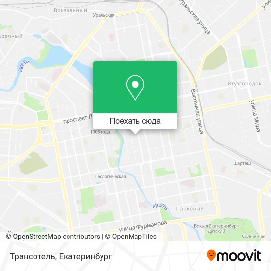 Карта Трансотель