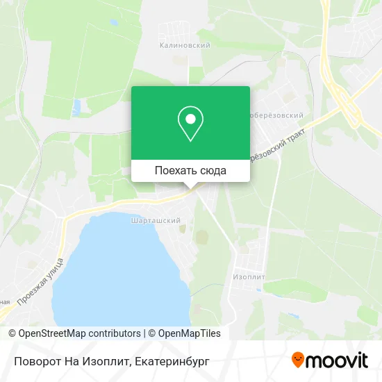Карта Поворот На Изоплит