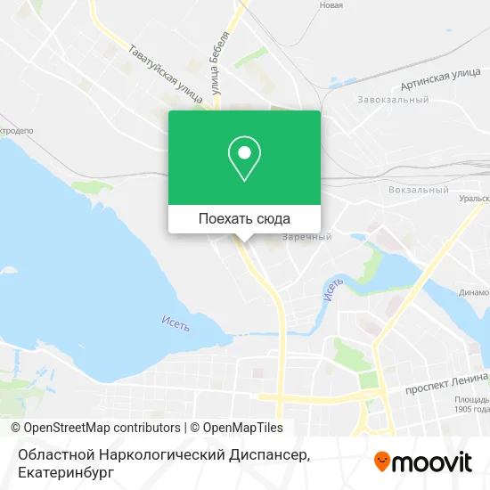 Карта Областной Наркологический Диспансер