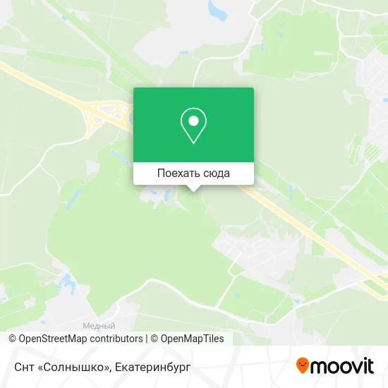 Карта Снт «Солнышко»