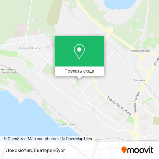 Карта Локомотив