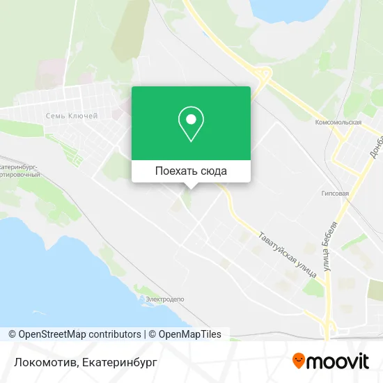 Карта Локомотив