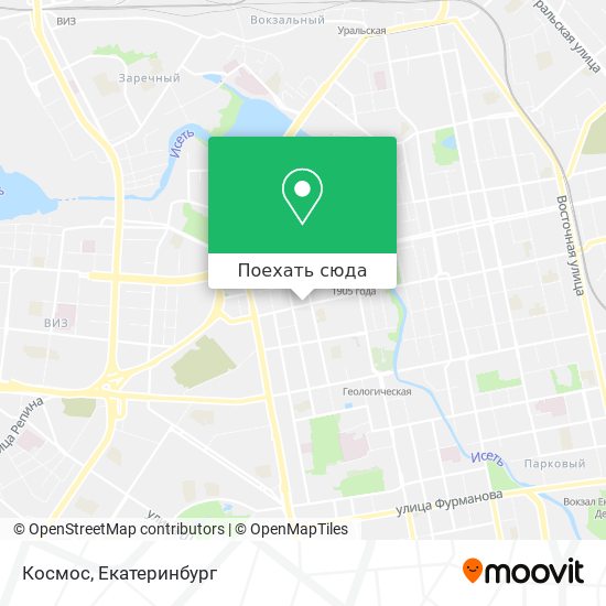 Карта Космос