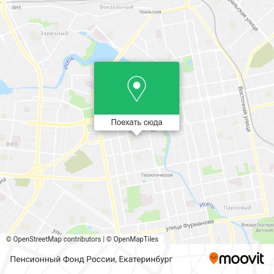 Карта Пенсионный Фонд России