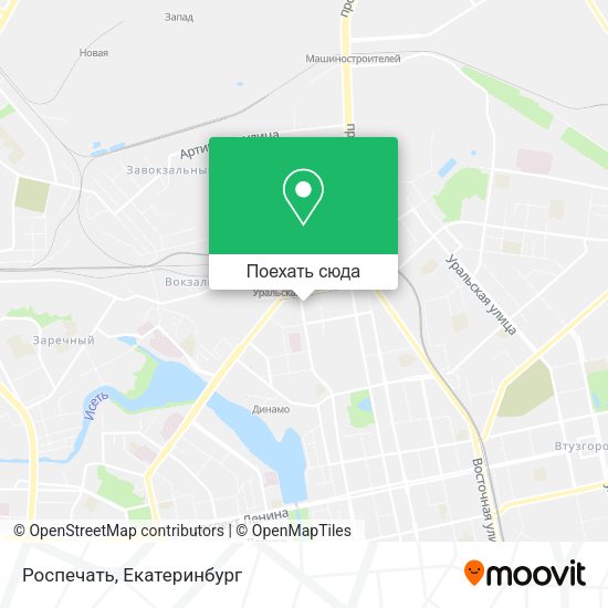 Карта Роспечать