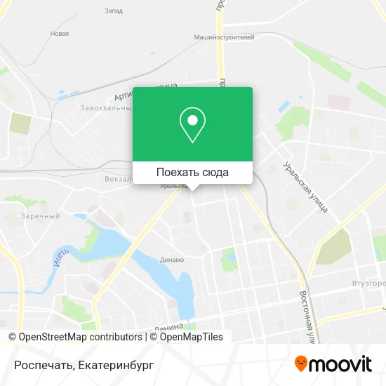 Карта Роспечать
