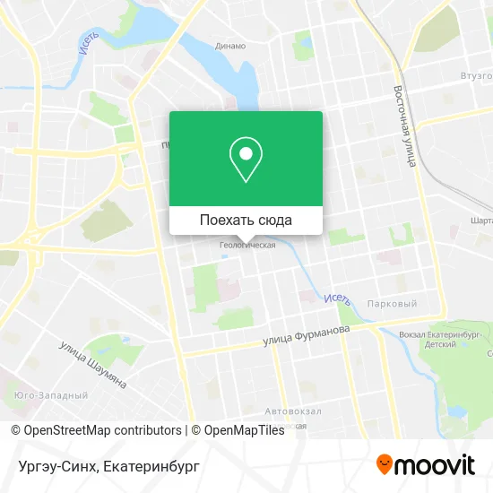 Карта Ургэу-Синх