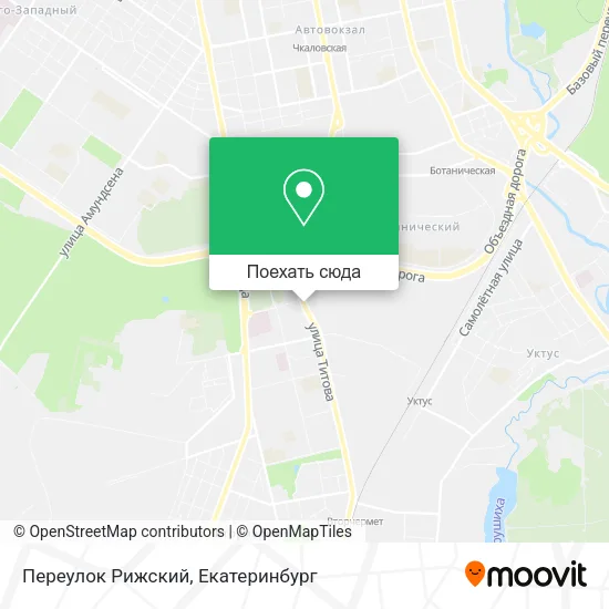 Карта Переулок Рижский
