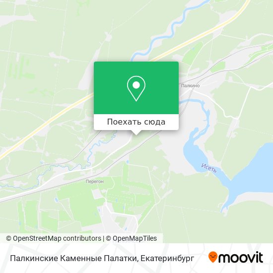 Карта Палкинские Каменные Палатки