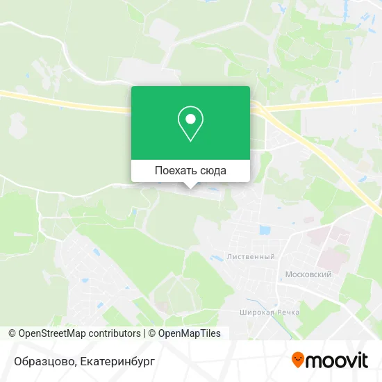 Карта Образцово