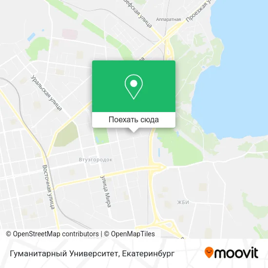 Карта Гуманитарный Университет