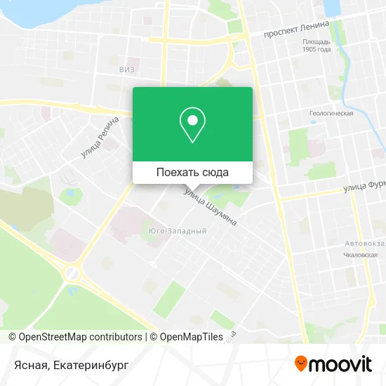 Карта Ясная
