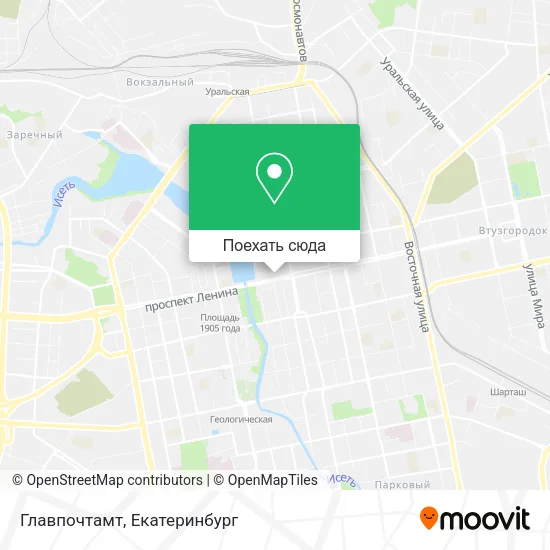 Карта Главпочтамт