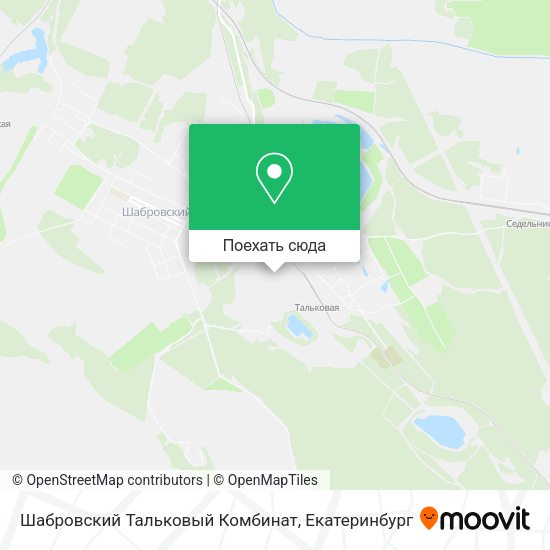 Карта Шабровский Тальковый Комбинат