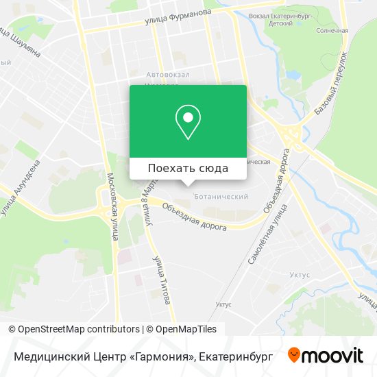 Карта гармония екатеринбург