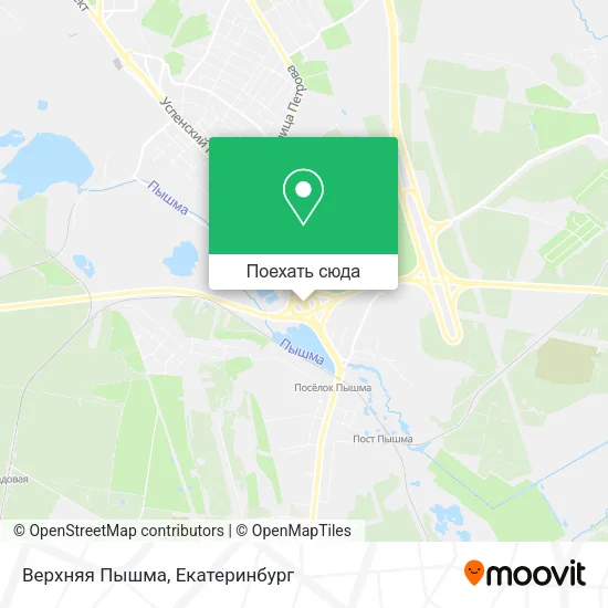 Карта Верхняя Пышма