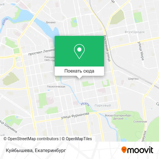 Карта Куйбышева